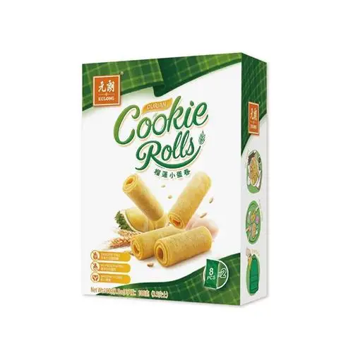 Оптовая продажа, 100 г, дуриан, яичный рулон, хорошая еда, вкусная сменная коробка для печенья, банки для печенья, для продажи