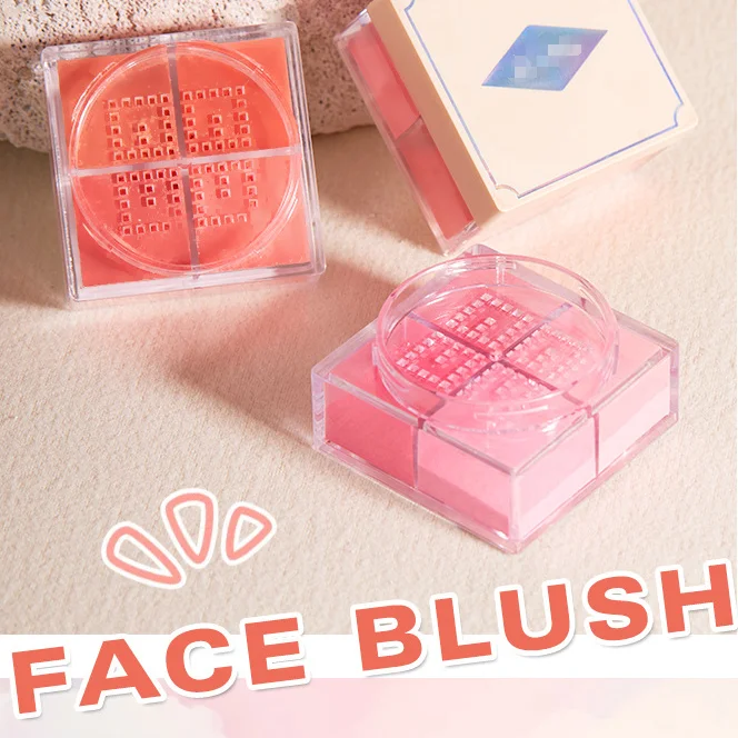 Low Price OEM/ODM Private Label Cheek Blusher Compact Powder Soft And Delicate Makeup Loose Blush