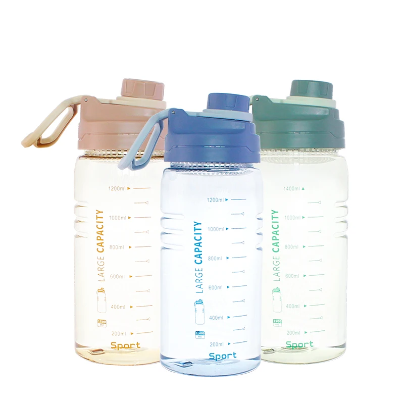 New Carry Insulated Wide Mouth Strap Polypropylene PP Cold Sports Plastic Drinking Bottle Premium 1.5l 1500 ml
