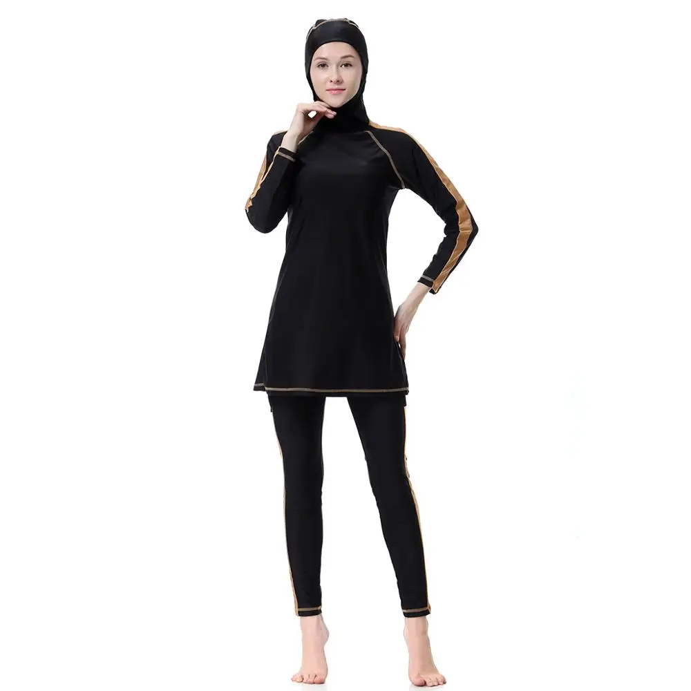 Wholesale Islamic Swimsuit Covered Muslim Women Swimsuit