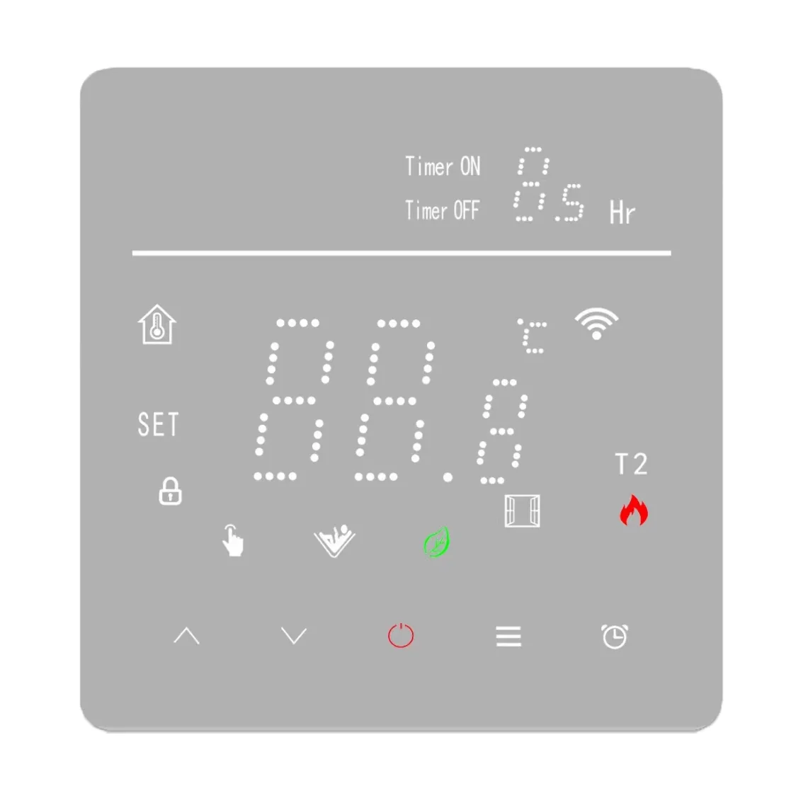 F1H-WiFi  Heating Thermostat Programmable Wireless HVAC Smart Wifi Heat Termostato Wifi RF Thermostat for Home Office