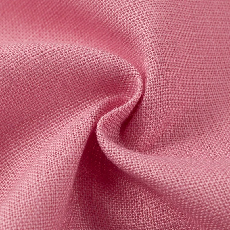 
WH007-pure hemp muslin plain cloth fabric 260gsm for dress pants 