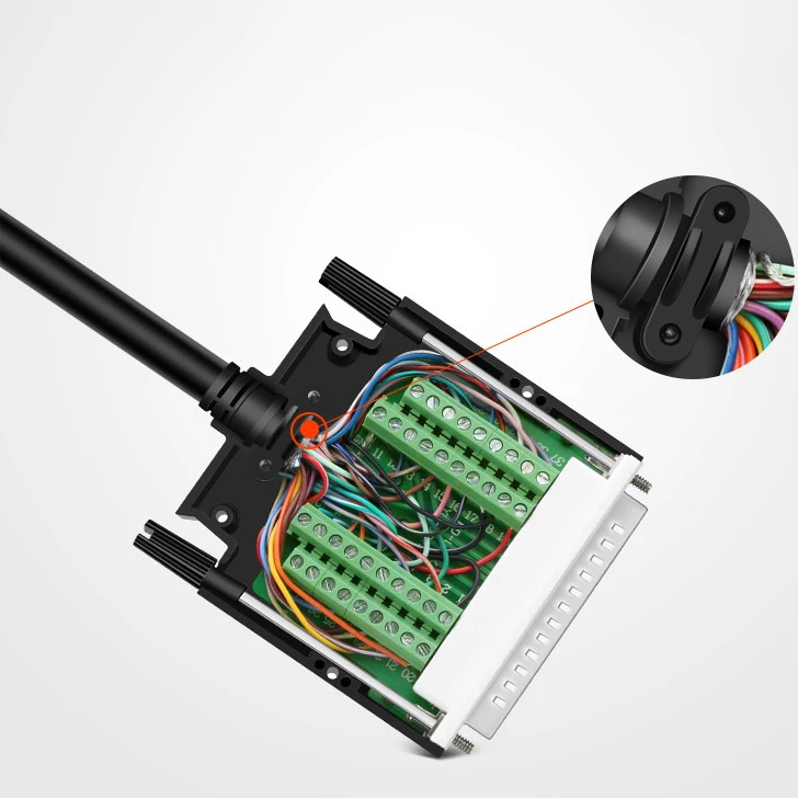 ZXX Factory price Solderless Gold-plated D-SUB DB37 Male Female Connector to Terminal Signal Module Breakout Board adapter