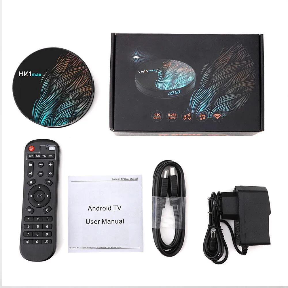 HK1 MAX Smart Android 11 TV Box  RK3318 4GB RAM 64GB 32GB ROM 2.4G/5G Wifi BT 4.0 RK Quad Core Set-Top Box