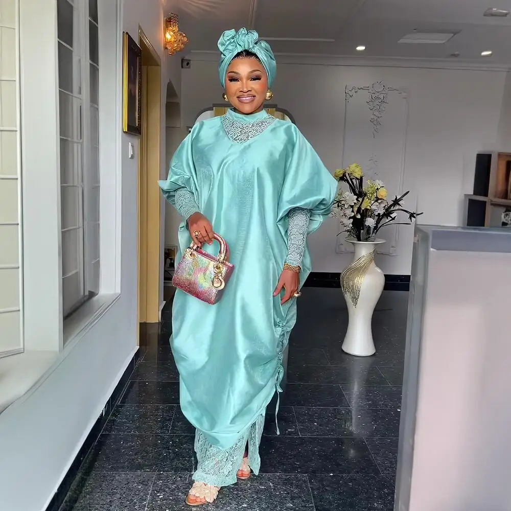 Brand New Fashion African Lace Dresses Lace underwear 2 piece set Turkey Dresses For African hooked cloak african fabrics