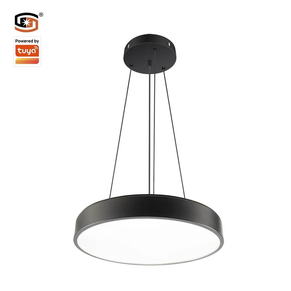 CCT Shell Thickness Adjustable Dimming 36W Wifi Led Photographi Light Panel Round 0.7mm  PF0.95 Tuya Smart APP/Voice Control