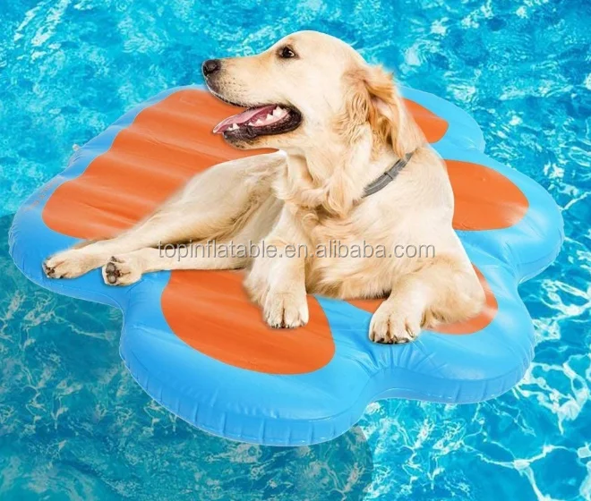 Pet inflatable floating row for dog swimming bath floats in summer