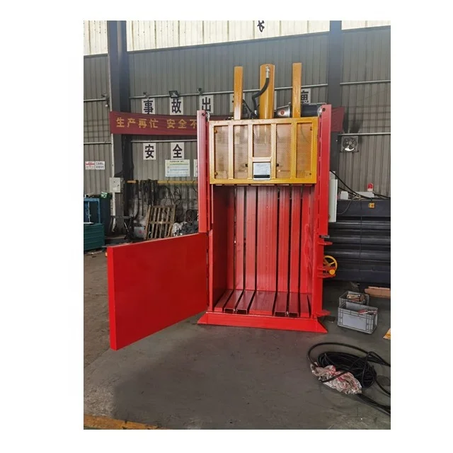 hydraulic baler machine for plastic cardboard