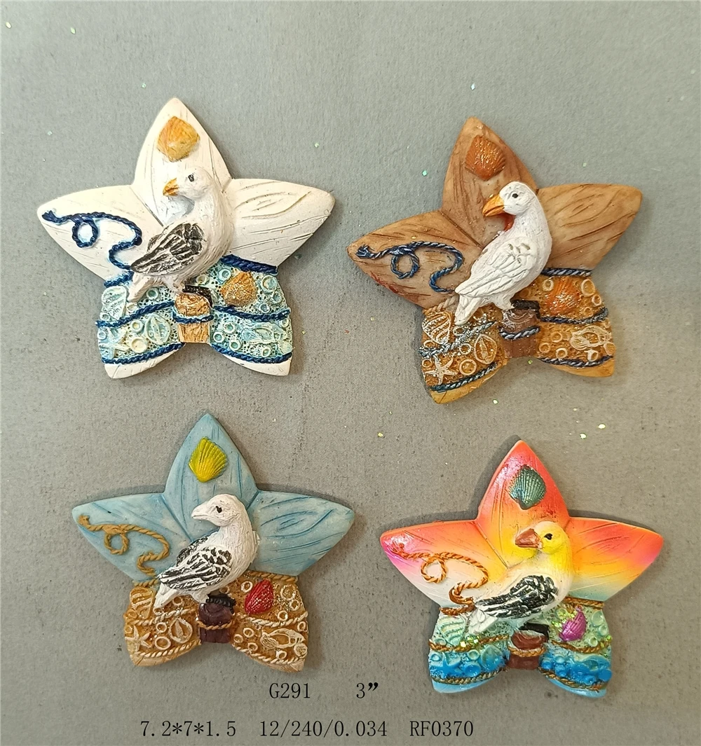 Customized Home Decoration 3D Polyresin Fridge Magnets