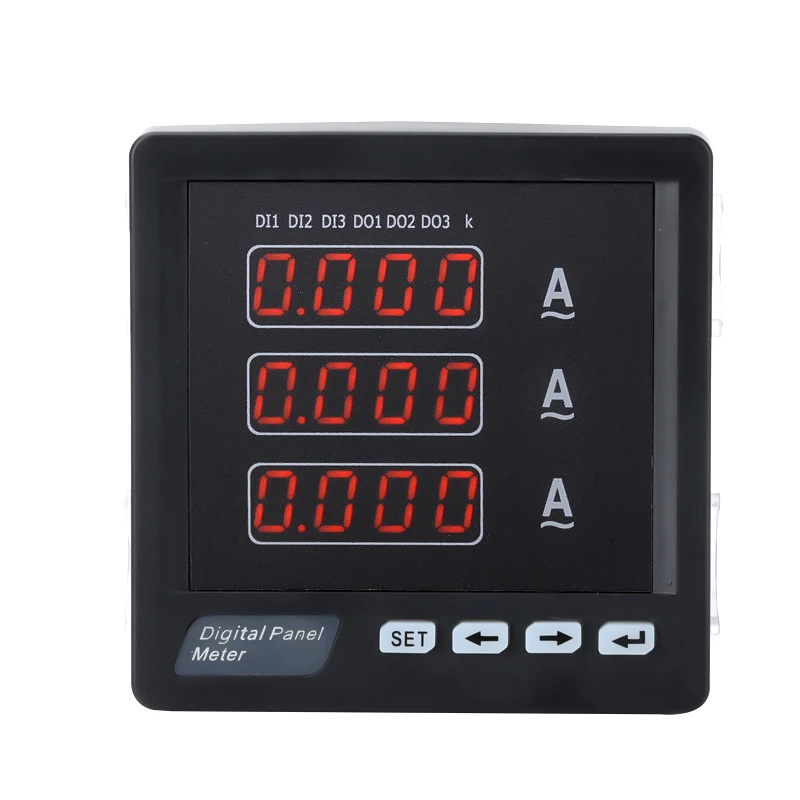 RN-3AA33 LED digital current meter analog and digital electronic ammeter AC three phase digital current meter