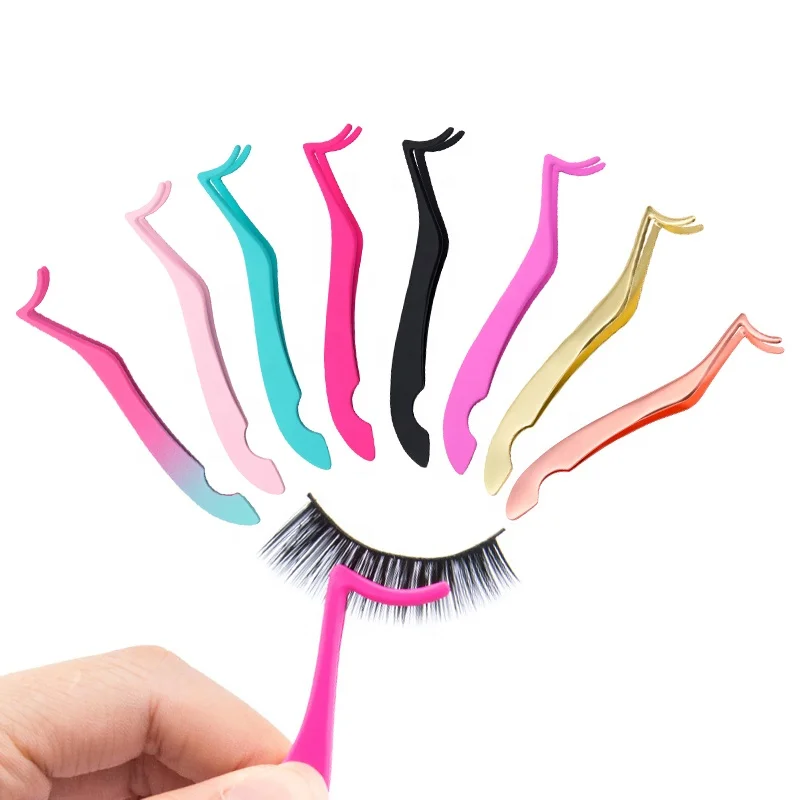  Custom lash tools eyelash tweezers private label
