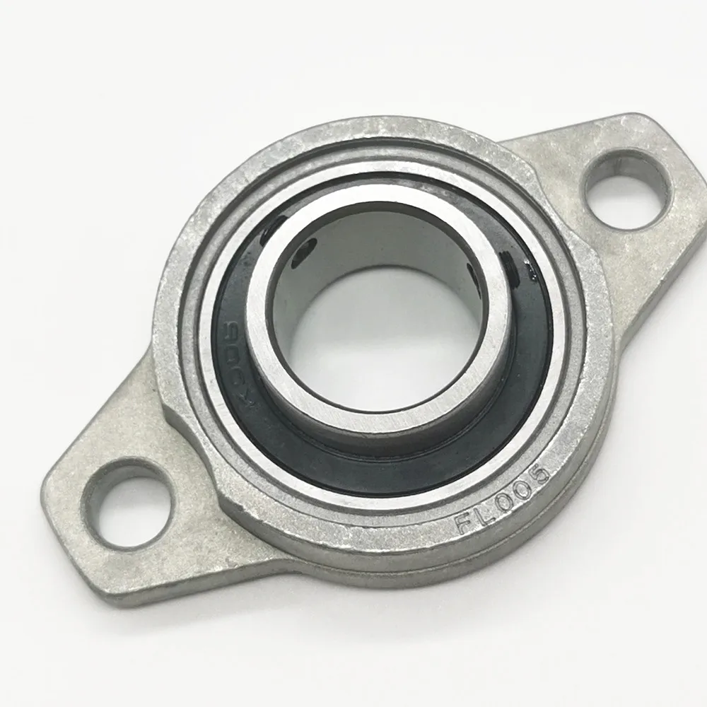 8mm shaft 2 bolts zinc alloy pillow block bearing units KFL08 flange pillow block bearings
