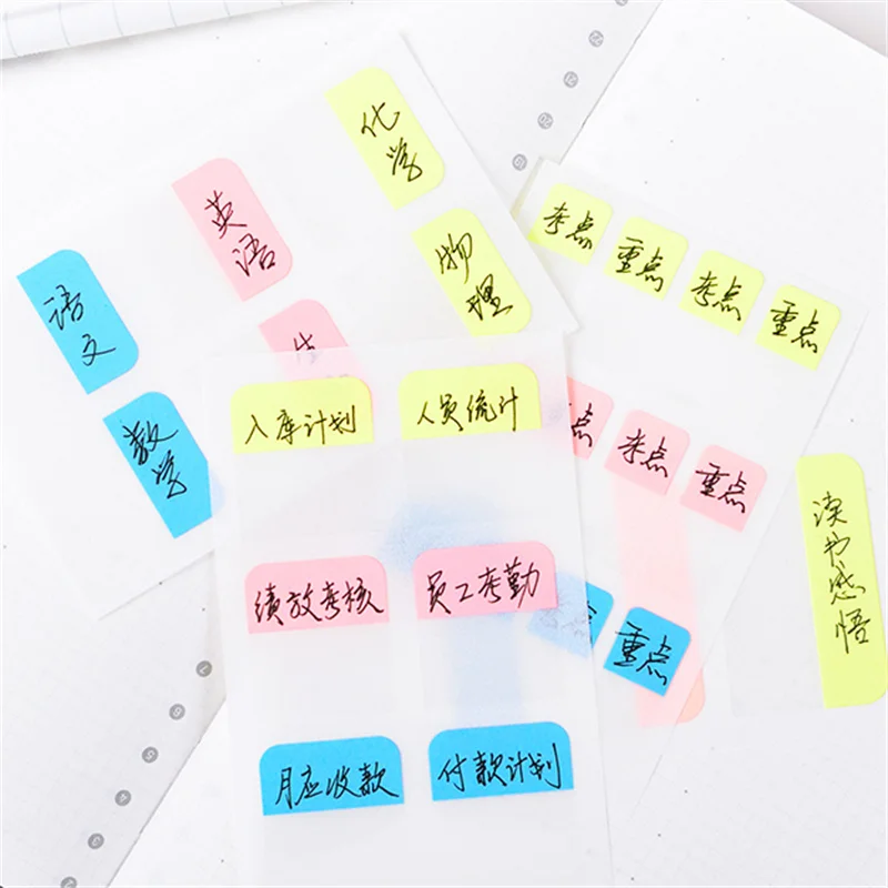 Deli 259033 Colors Plastic Index Tabs Dispenser Planner Stickers Divider Office Supplies Paper Sticky high quality