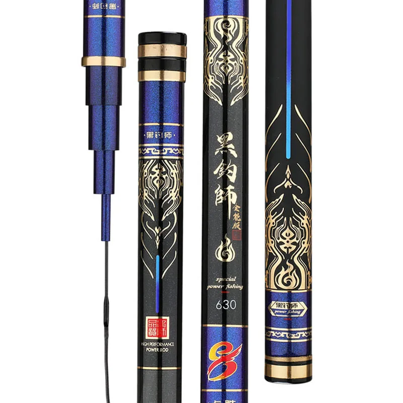 Wholesale Big Fish Green Sturgeon All-Around Edition Black Fisherman Light Hard Fine Edition 8H Fishing Rod