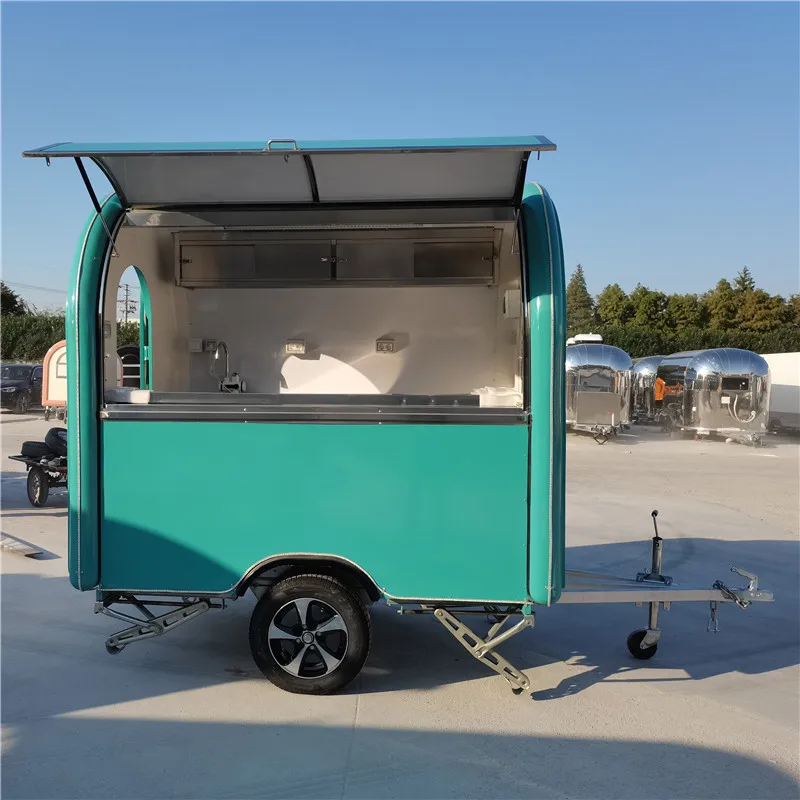 UKUNG EU Standard High Quality mobile food carts for sale hot dog food cart food vending cart for EU market