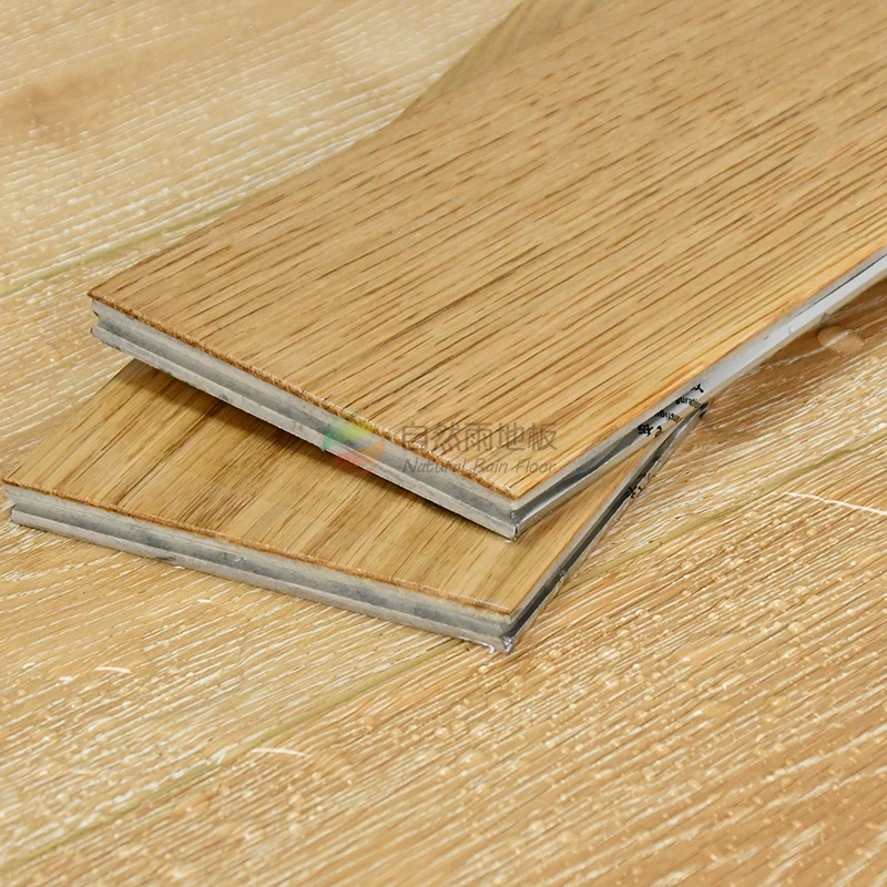 Indoor anti-insect design solid wood skin titanium porcelain floor