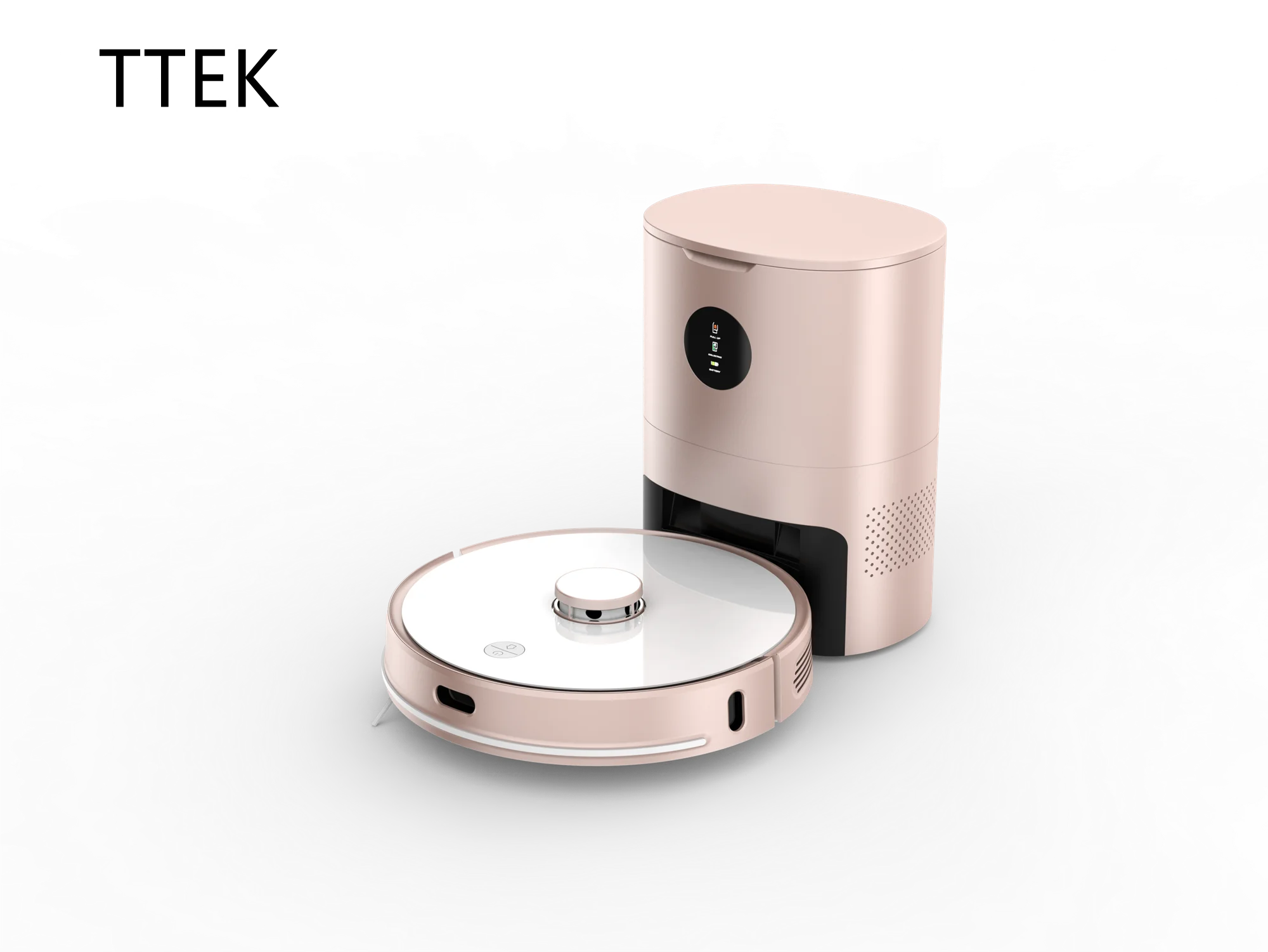 
TTEK Laser Home Dust Collector Low Noise Smart Robotic Vacuum Cleaner Mopping Sweeping Wifi APP 