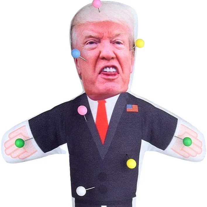Кукла с подставкой «Дональд Трамп» Voodoo 0 24 дюйма круглая головка нержавеющей точкой коробка из 180 разные