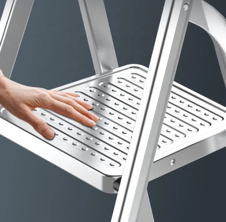 Ladder accessories, factory customized steel platform  with spray coating of household ladder