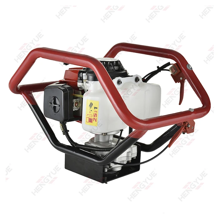 
1 or 2 persons operate way 68cc gasoline engine power earth auger drill 