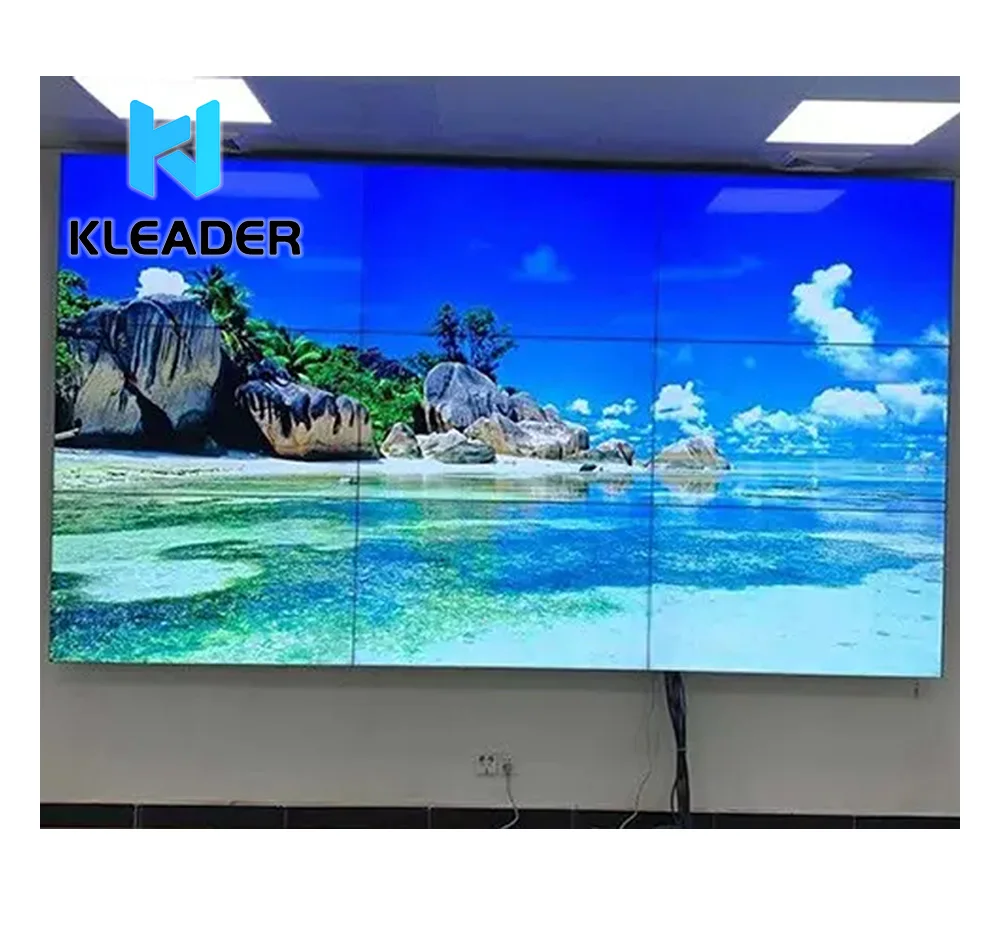 Многоэкранный производитель рекламный Сращивание sinage экран дисплея интерактивный шкаф гидравлическая поддержка Сращивание видео стены