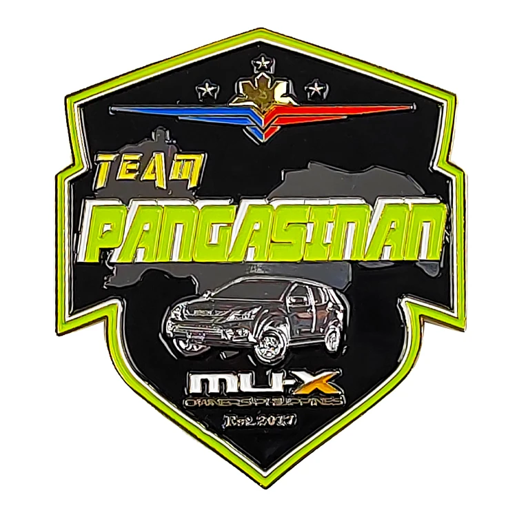 3d branded metal emboss motorcycle decals custom logo automatic emblem badge for cars