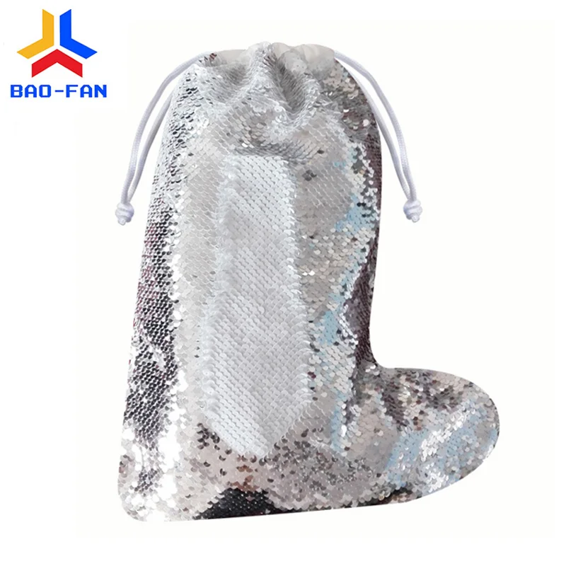 Hot sale sublimation glitter magic Sequin christmas