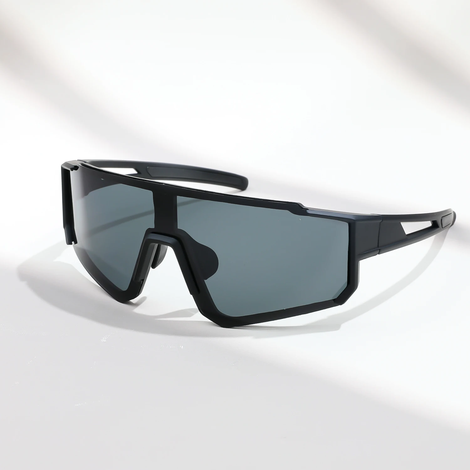 New fashion riding big frame sunglasses female network red with the same one-piece piece windproof sunglasses male 212 9926