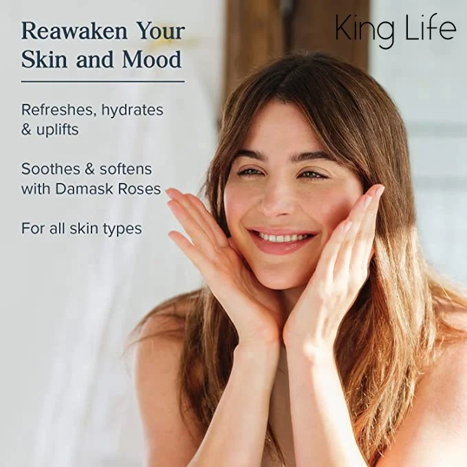 OEM Private Label Wholesale Organic Rosewater Facial Whitening Moisturize Mist Hydrating Skin Care Women Face Toner Rose Water