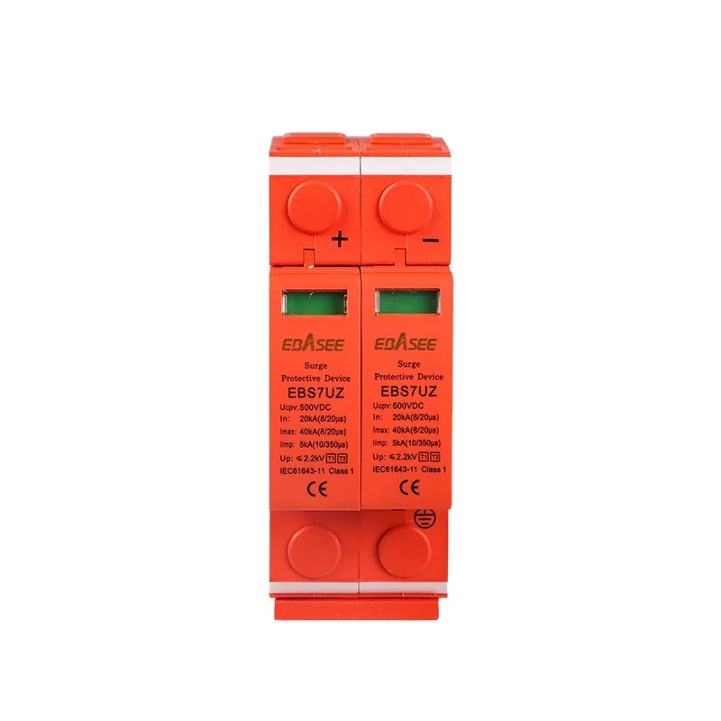 EBASEE DC SPD surge protection device  1 pole for Solar energy system
