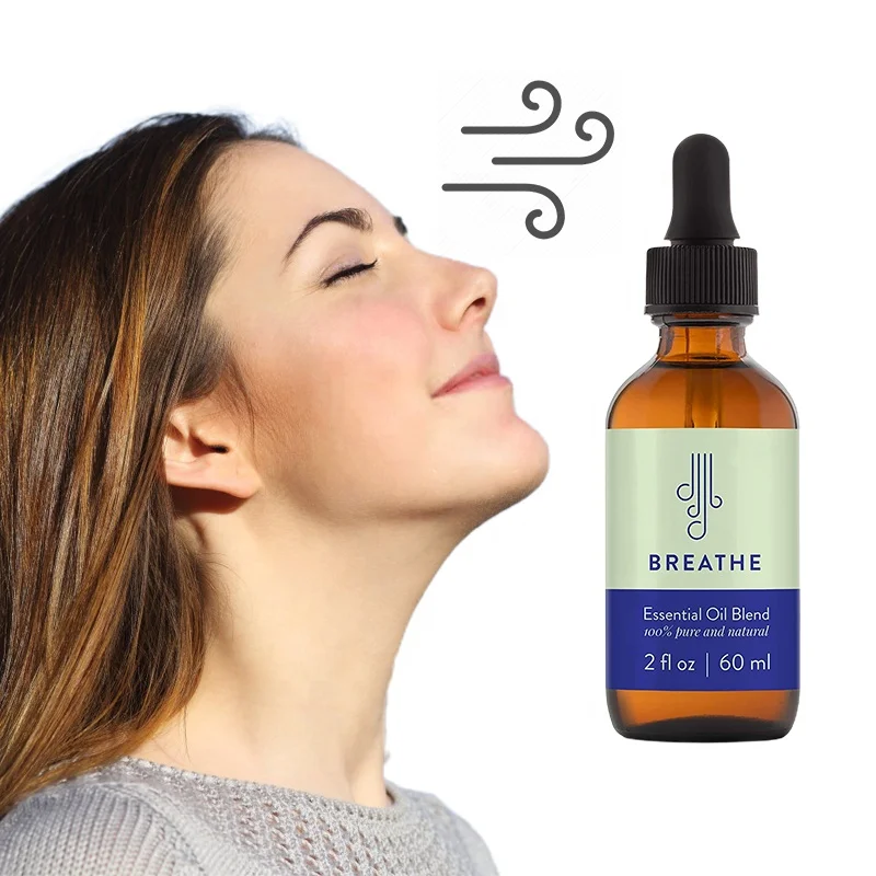100% Pure Breathe Easy Lemon Tea Tree Essential Oil Blend Peppermint Eucalyptus Essential Oil