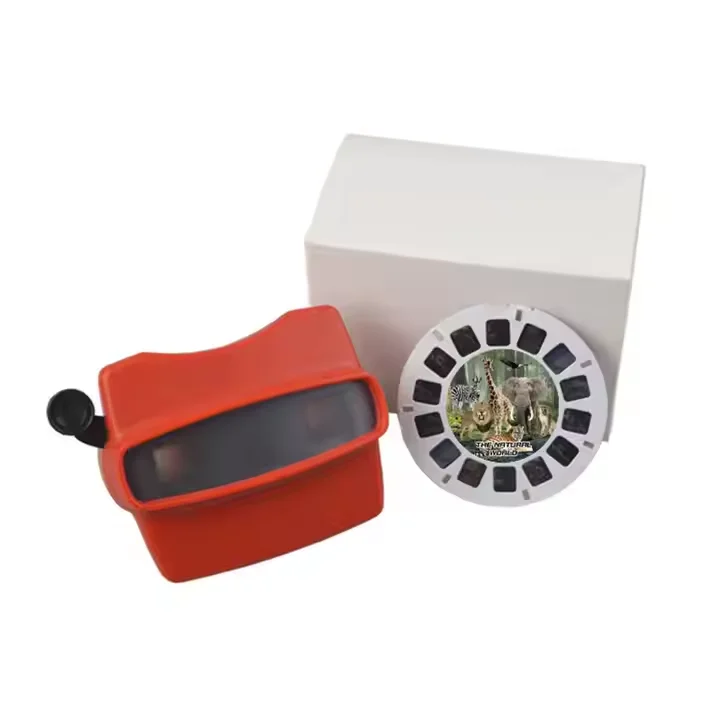 Factory Custom Science Educational Toys Discovery Photo Slide Viewer 3D Viewing Machine Viewfinders With Animal Reel for Kids