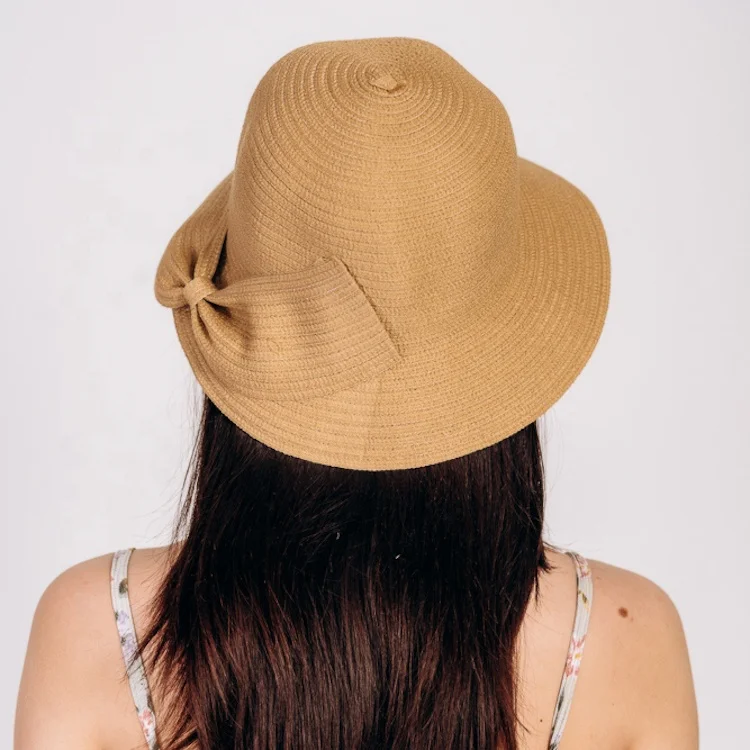 Wholesale New Design Straw Hats Natural Summer Floppy Straw Hats Beach Straw Hat for Women