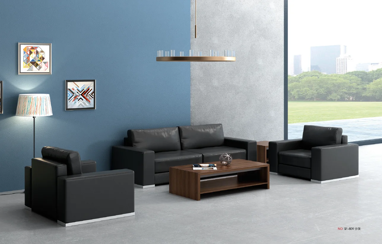 
European Style MDF Wood Office Furniture Table High Class Modern Design Office Boss Desk 