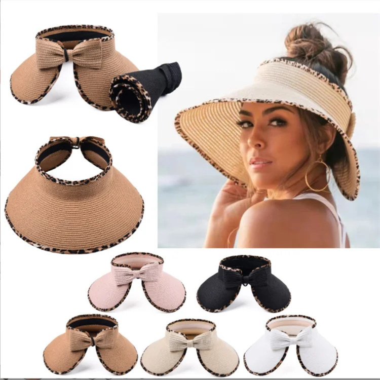 2022 summer new European and American outdoor sun straw hat fashion beach hat for women