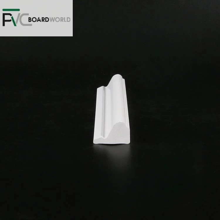 Wholesale manufacturer Waterproof PVC Baseboard  Moulding Base Cape For Interior And Exterior Decoration