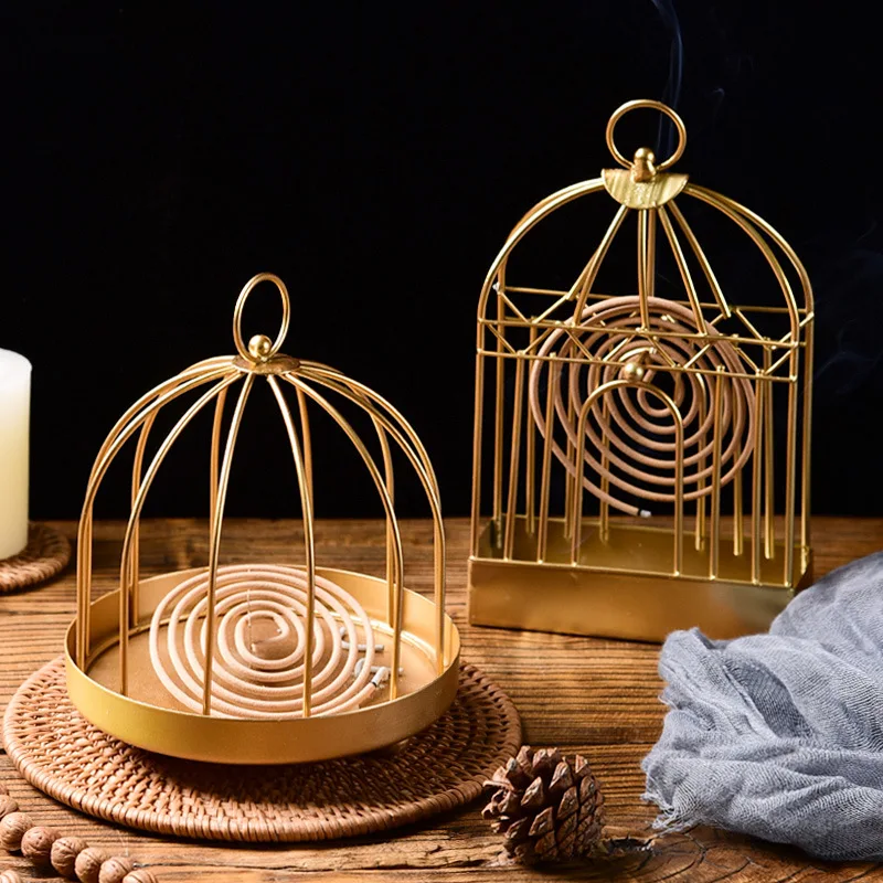 
Hot Selling Gold Black Mosquito Coil Incense Rack In Summer 