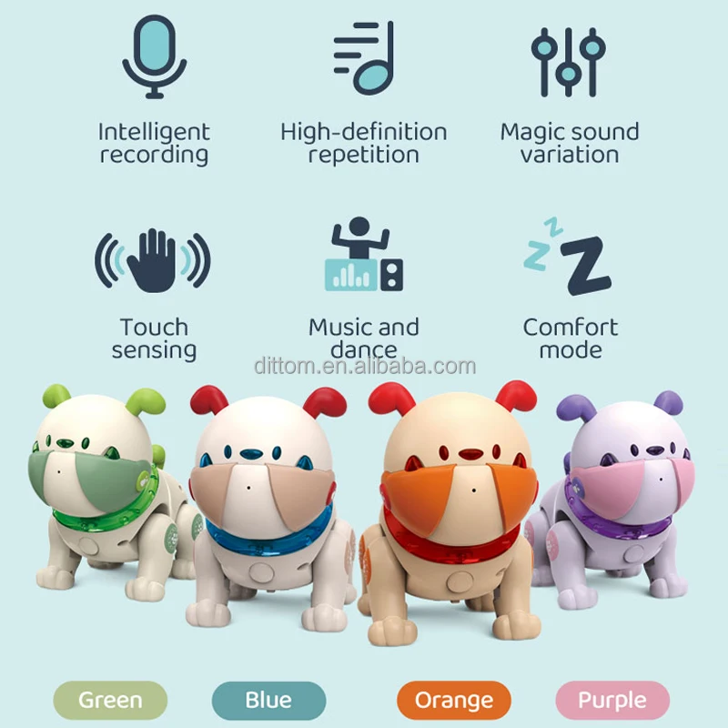 RC Intelligent Dog Touch Sensing Interaction Dancing Singing Pet Baby Early Educational