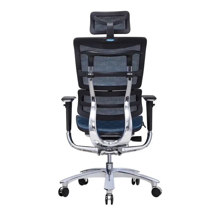 blue office chair full mesh office ergonomic high back most comfortable desk computer chair