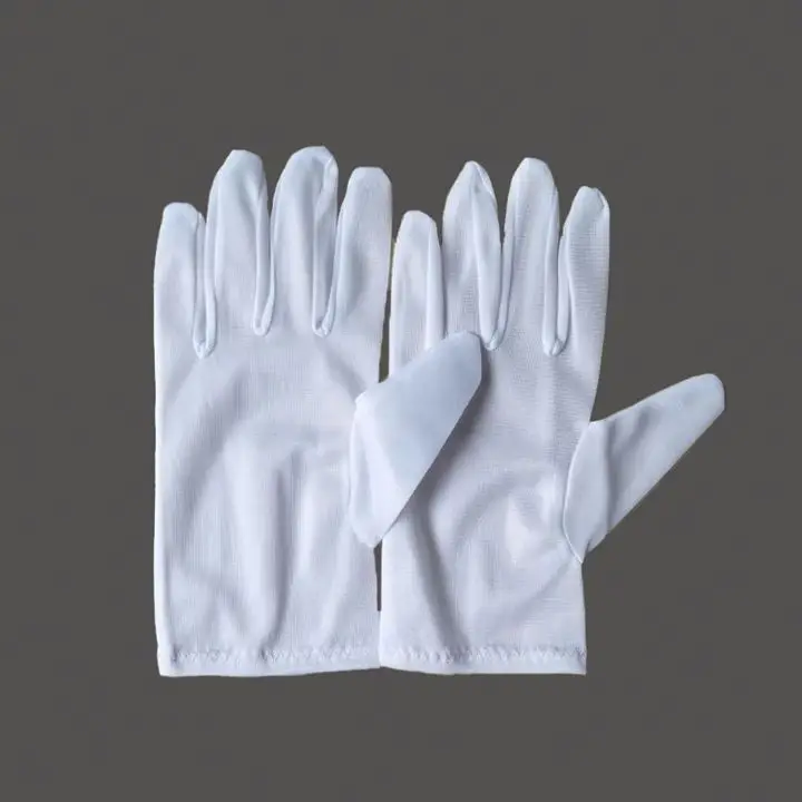 82 nylon 18 spandex nylon tricot glove recycled lycra fabric