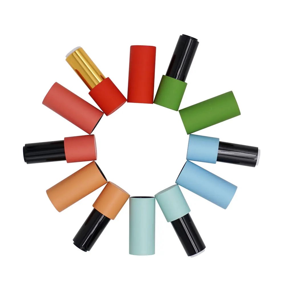 
Hiqh Quality Gold Aluminum Custom Lipstick Tube With Magnetic Lid New Design Lipstick Tube Gold 