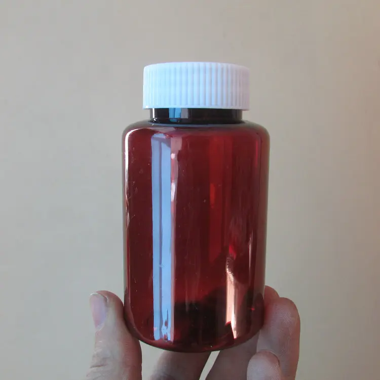 Transparent Large Mouth Plastic Liquid Medicine Bottle Small Empty Capsules Package Bottle