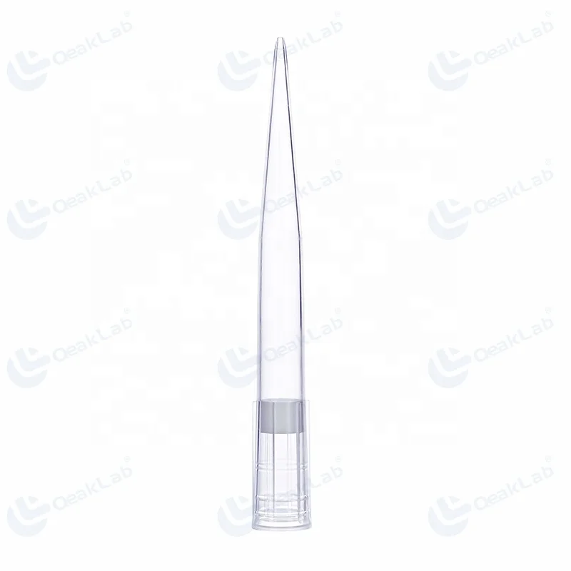 hot sale Transparent 10ul Pipette Tip With Filter  polypropylene PP Material