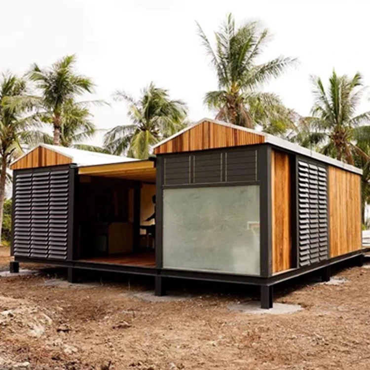 2020 Luxury hous light steel korea style folding concrete huses kit prefab shipping container houses