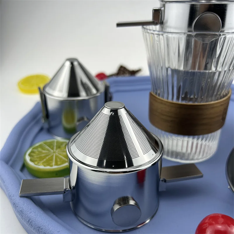 Food grade Coffee Dripper stainless steel 304 leaf pattern 1 2 4 cup pour over drip coffee filters