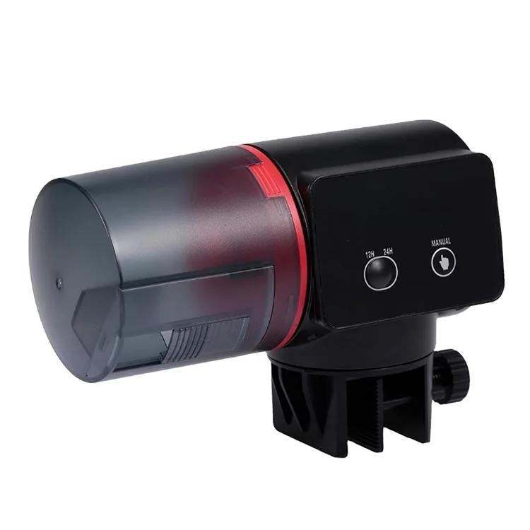 Factory Price Wholesale Aquarium Dry Battery Automatic 200ml Fish Feeder Time Setting Food Dispenser