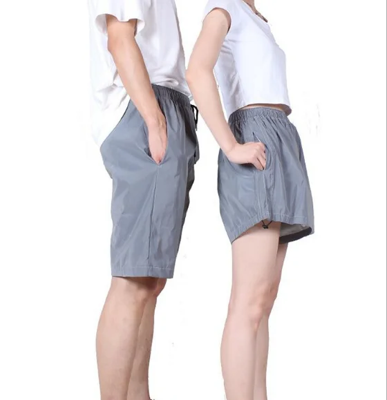 
Summer men shorts print couple beach shorts Reflective light 