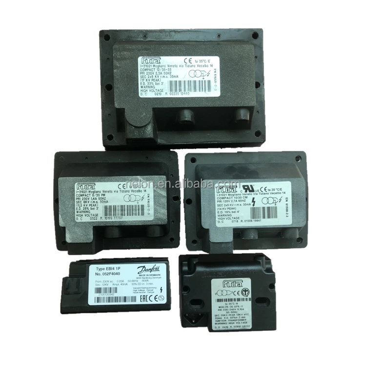 Original Italy Brand FIDA 1*8KV 30pm High Voltage Ignition Transformer For GAS/Oil RIELLO DOWSON Burner Spare Parts