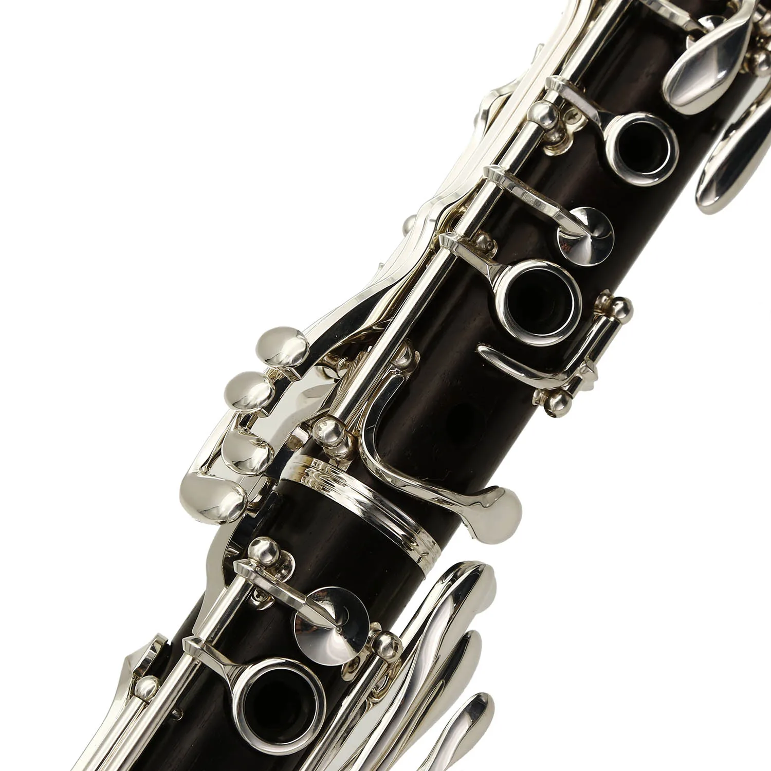 Professional Woodwind  Instrument Grenadilla Wooden Body Bb Clarinet 18 keys OEM