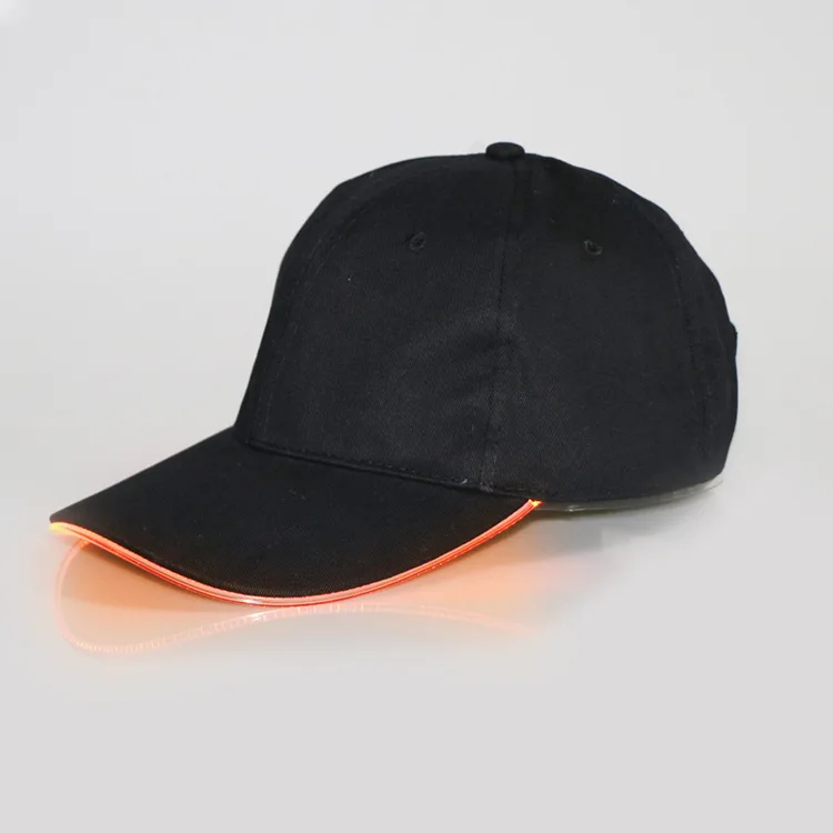 Hot Sales LED Light Flash Headlight Baseball Cap Fashion LED Lighted Glow Club Party Travel Running Luminous Baseball Cap